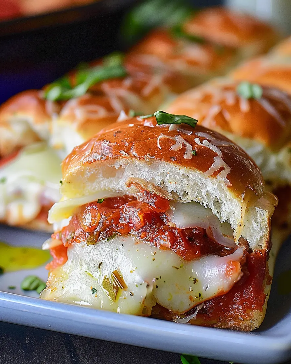 Hot Italian Sub Sliders: Indulgent Flavor with Turkey Bacon and Chicken Ham