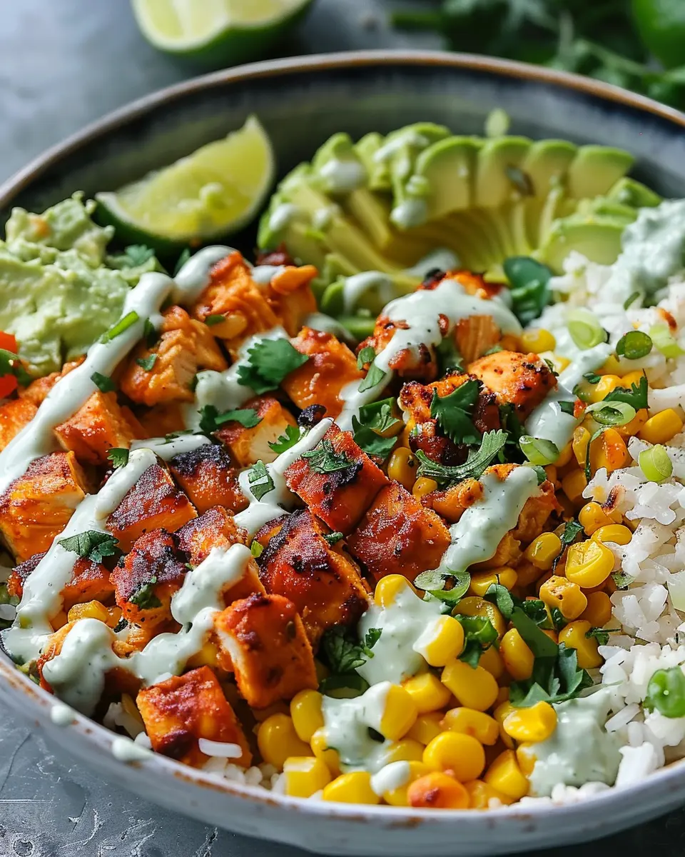 30-Minute Street Corn Chicken Rice Bowl: Easy and Delicious Recipe