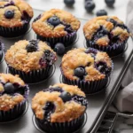 Homemade Blueberry Protein Muffins