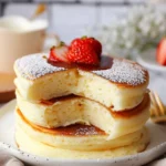 Fluffy Japanese Soufflé Pancakes