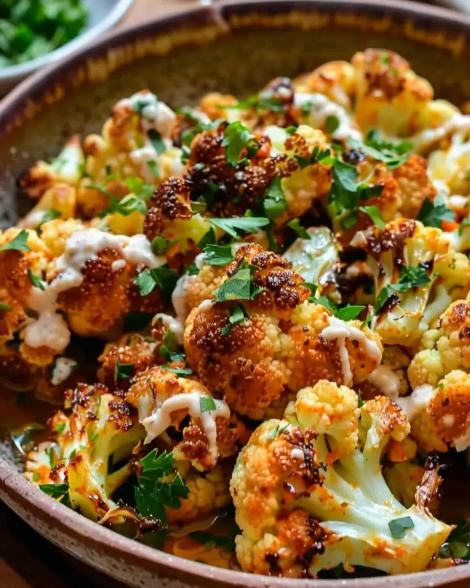 Moroccan Cauliflower with Tahini-Honey: The Best Healthy Recipe