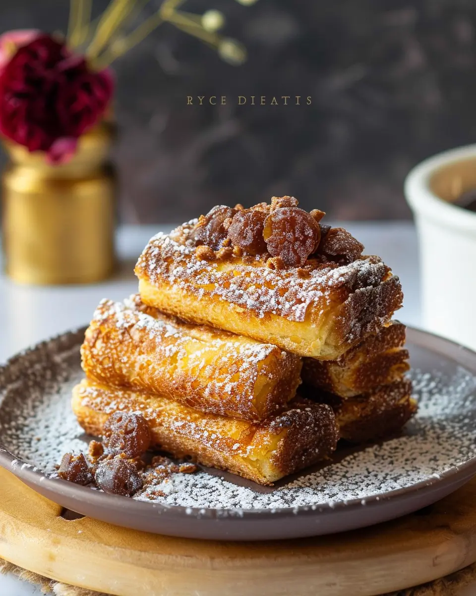 Roulés façon pain perdu: An Indulgent Twist with Turkey Bacon and Chicken Ham