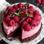 Chocolate Raspberry Mousse Cake
