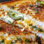 Roasted Jalapeño Popper Grilled Cheese