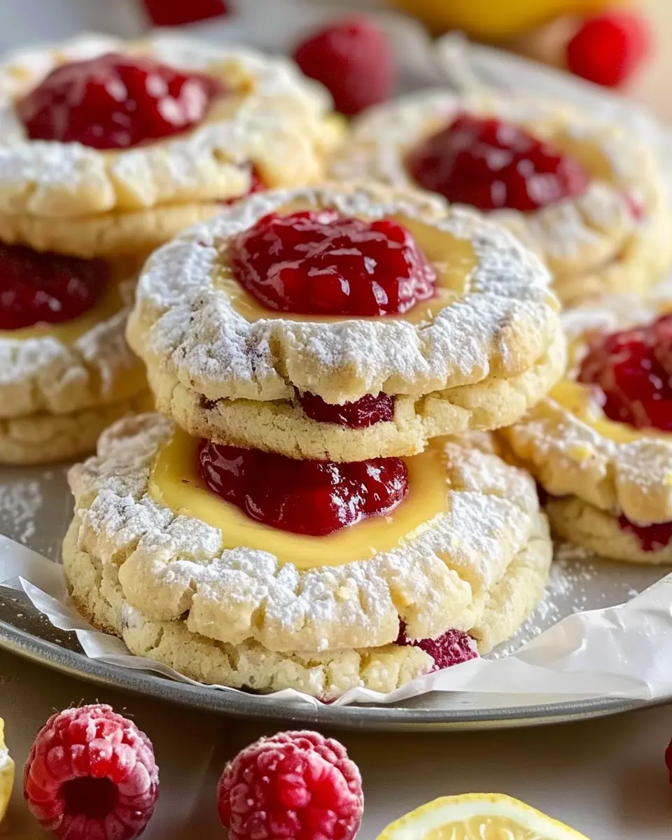 Lemon Cookies with Raspberry Curd: The Best Sweet Treats at Home