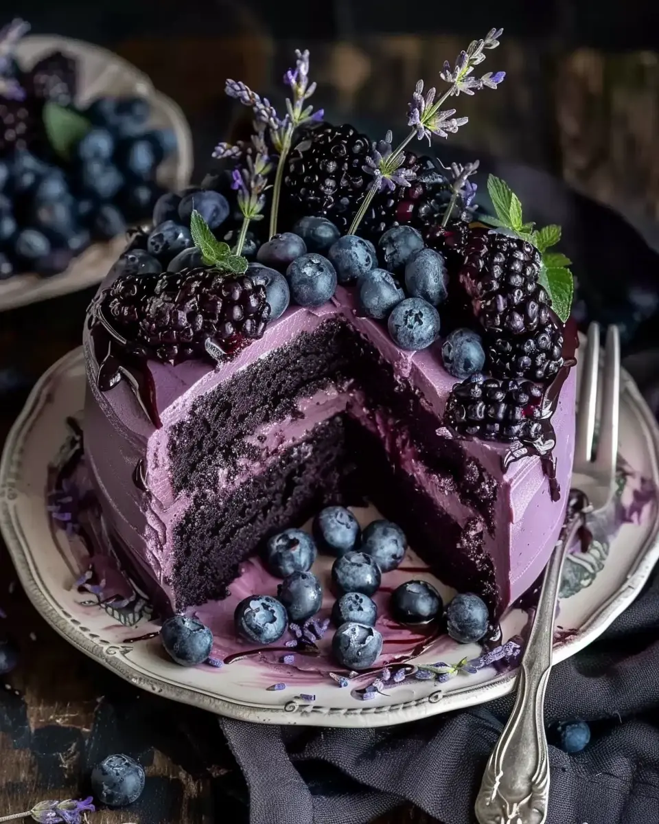 Blueberry Chocolate Lavender Dream Cake: An Indulgent Treat for Any Occasion