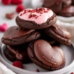 Valentine Ganache Cookies
