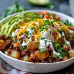 Loaded Potato Taco Bowl