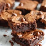 The best brownies – fudgy and cakey