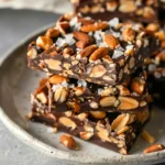 Dark Chocolate and Sea Salt Nut Bars