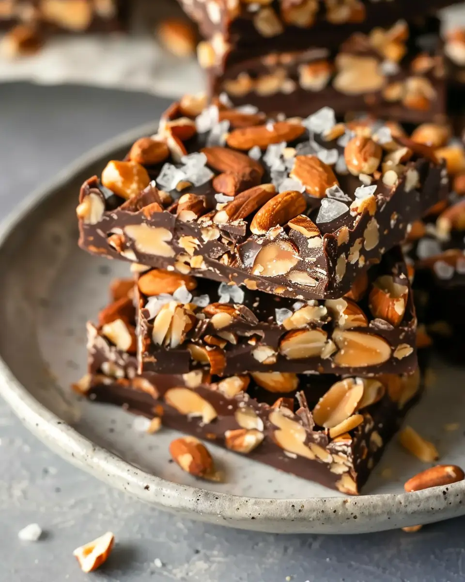 Dark Chocolate and Sea Salt Nut Bars: Indulgent Homemade Treats