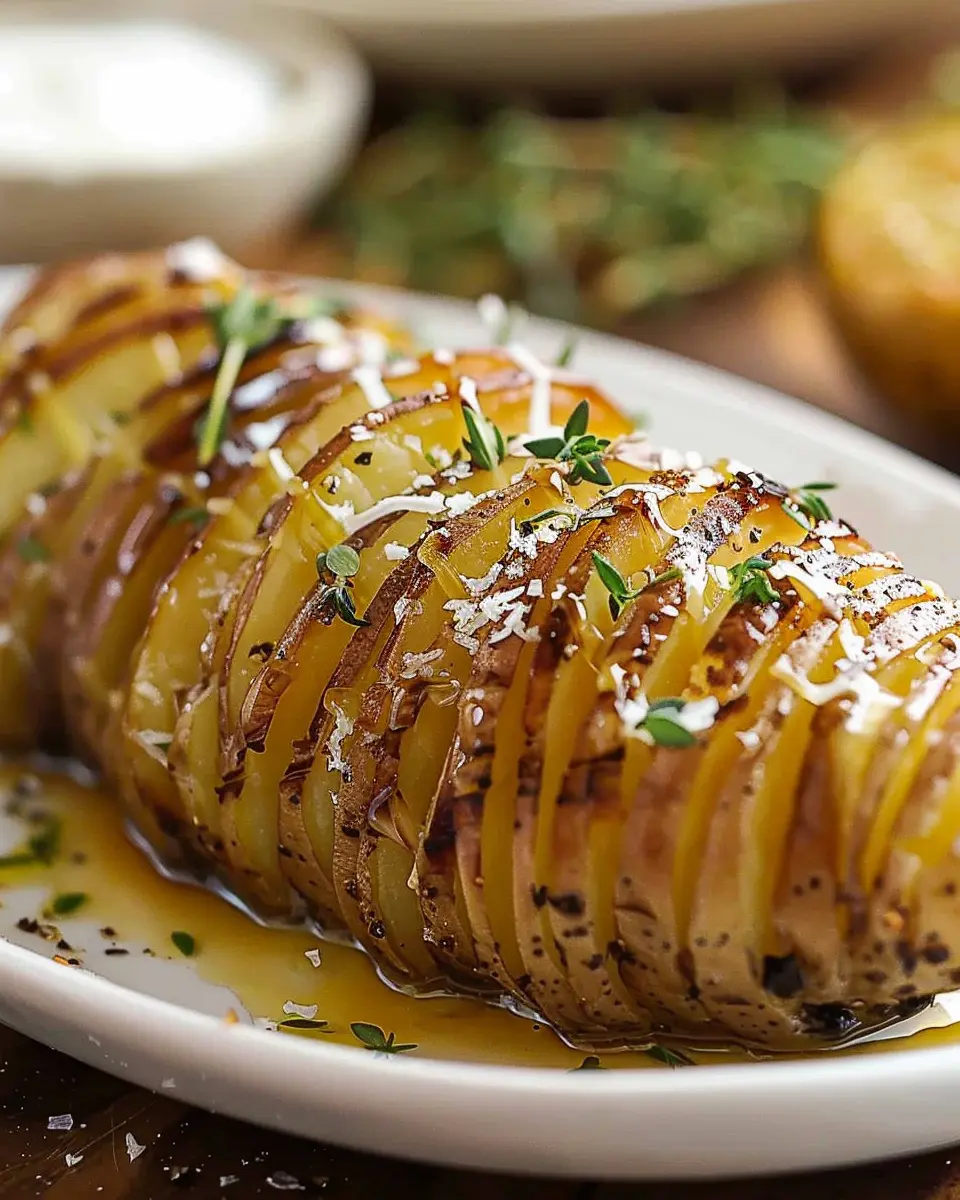 Hasselback Potatoes: Easy, Crispy Delights with Turkey Bacon