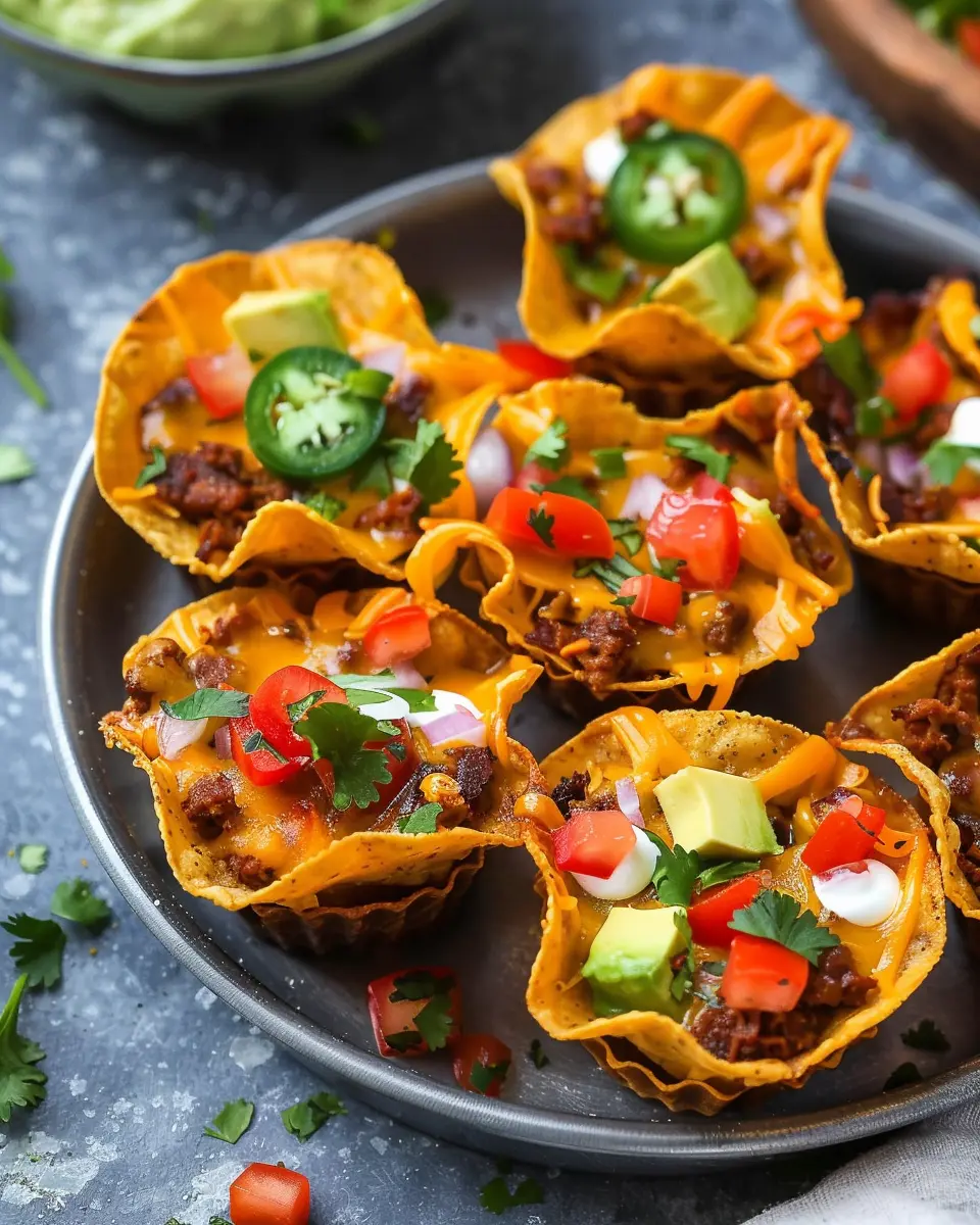 Easy Taco Cups: A Juicy Delight with Turkey Bacon and Beef