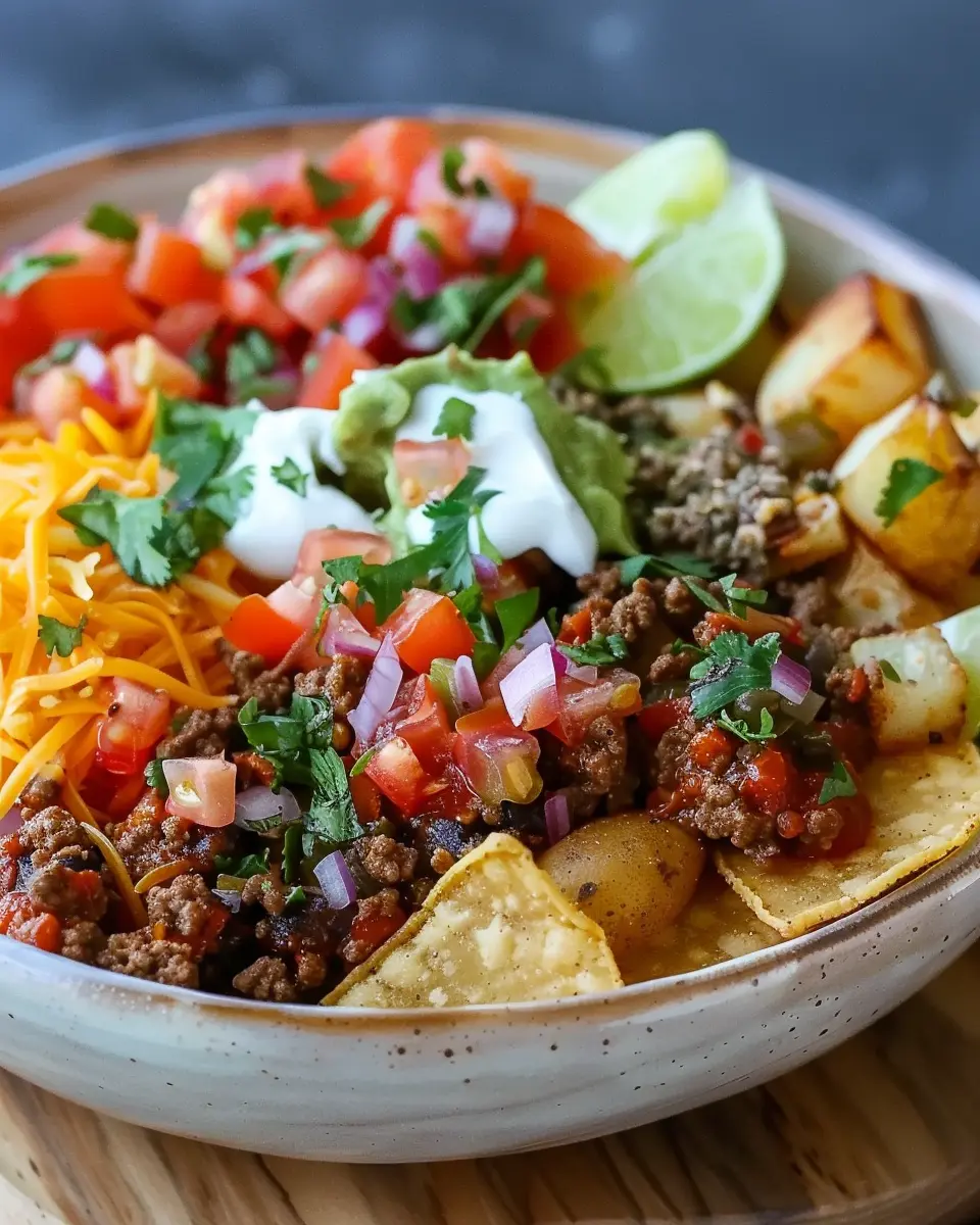 Loaded Potato Taco Bowl: Indulgent Comfort Food You’ll Love