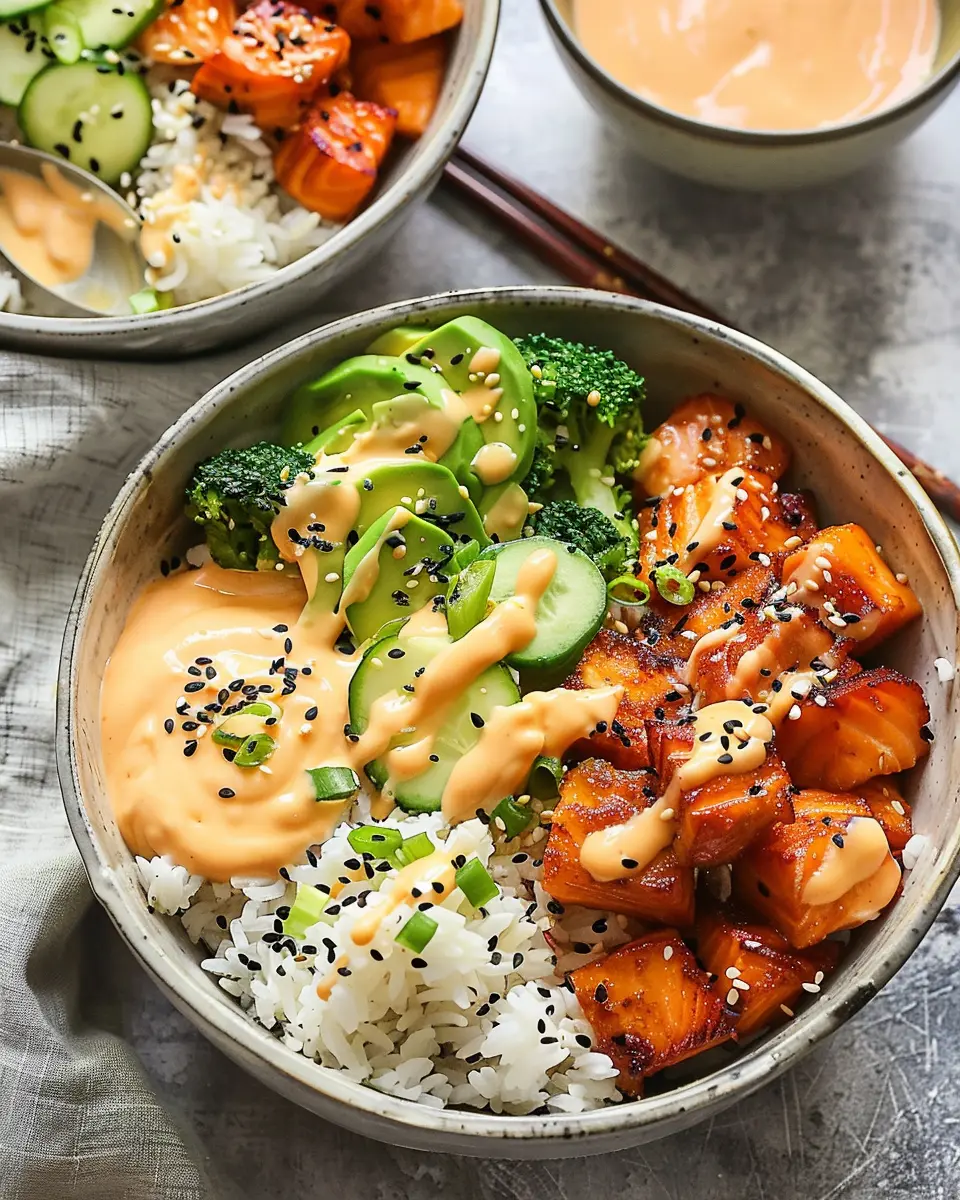 Bang Bang Salmon Bites Bowls: Easy, Flavorful, and Homemade
