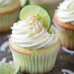 Coconut Cupcakes with Lime Buttercream Frosting