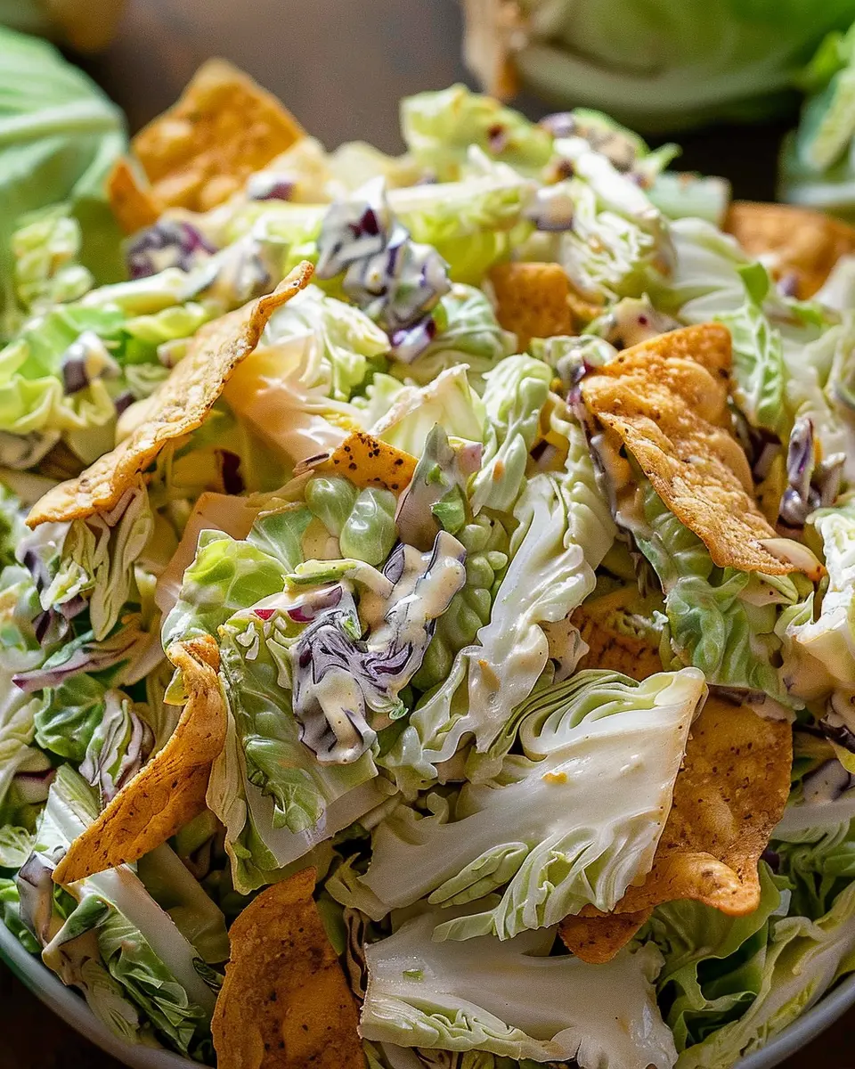 Frito Cowboy Cabbage: Easy Comfort Food with Turkey Bacon and Chicken Ham