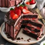 Strawberry Chocolate Cake