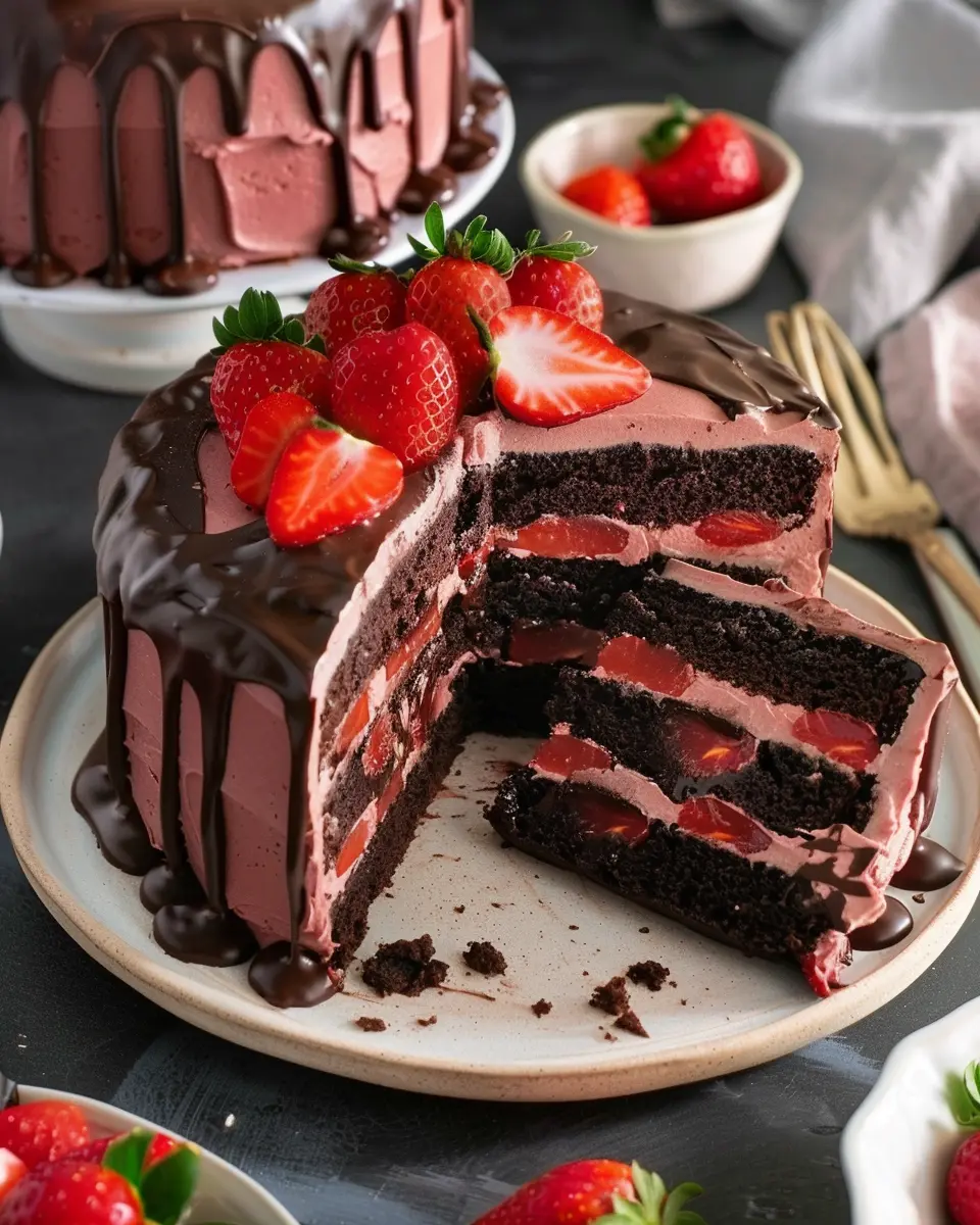 Strawberry Chocolate Cake: The Best Indulgent Treat for You