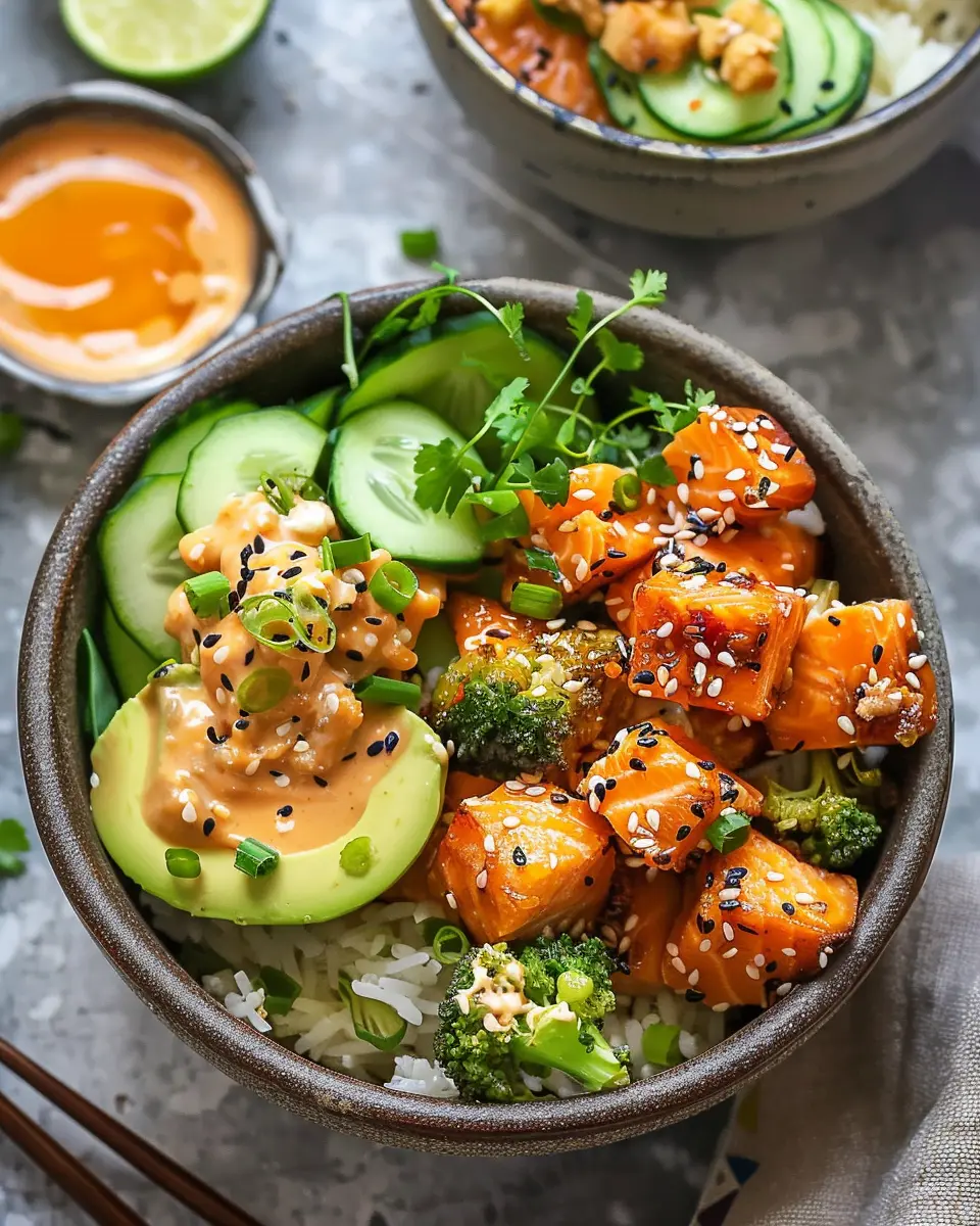 Bang Bang Salmon Bites Bowls: A Juicy Twist on Homemade Flavor