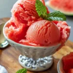Easy Watermelon Sorbet