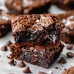 The BEST Fudgy Chewy Brookies