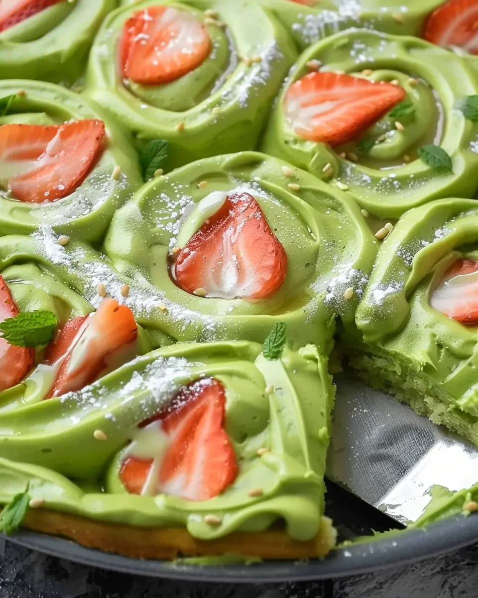 Strawberry Matcha Latte Rolls: Easy and Delicious Homemade Treats