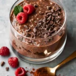 High Protein Chocolate Chia Pudding