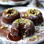 Pistachio Chocolate Lava Cakes Recipe