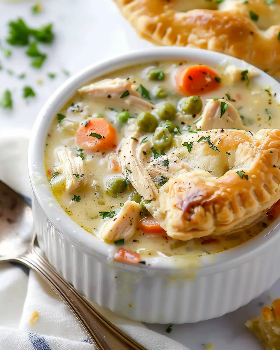 Chicken Pot Pie Soup: Easy Comfort Food with Turkey Bacon