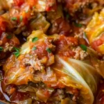Slow Cooker Unstuffed Cabbage Rolls