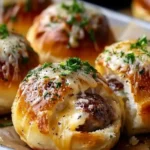 Garlic Parmesan Cheeseburger Bombs Recipe