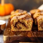 Cinnamon Swirl Pumpkin Bread Mini Loaves