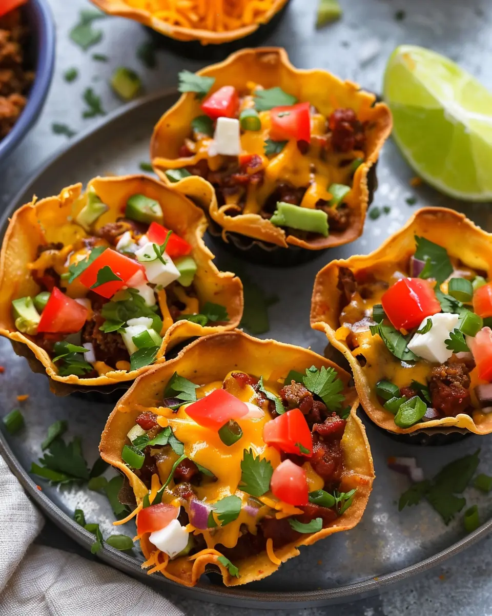 Easy Taco Cups: Indulgent Turkey Bacon and Beef Delight at Home