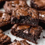 The BEST Fudgy Chewy Brookies