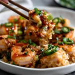 Crispy Rice with Spicy Shrimp Salad